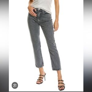 NWT Rag And Bone Nina High Rise Ankle Slim Straight Cigarette Jeans in Colby